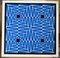 homenaje a Vasarely 6 azul 1972, Imagen 2