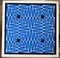 Tribut an Vasarely 6 blau 1972 2