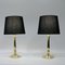 Lampes de Bureau Scandinaves en Laiton, 1950s, Set de 2 7