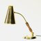 Oak and Brass Table Lamp from Asea, Sweden, 1950s, Image 8