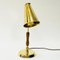 Oak and Brass Table Lamp from Asea, Sweden, 1950s 7