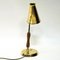 Oak and Brass Table Lamp from Asea, Sweden, 1950s 3