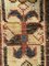 Boteh & Birds Kaukasus Läufer Teppich in Dunkelblau & Weiß aus 19. Jh., 1890er 15