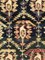 19th-Century Dark Blue & White Boteh and Birds Caucasus Runner Rug, 1890s 5