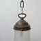 Big Antique German 2-Tone Pendant Light 3