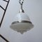French Stepped Opaline Glass Pendant Light 3