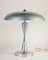 Vintage Chromed Metal Table Lamps, 1960s, Set of 2 2