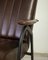 Vintage Metal and Leather Chairs, 1970s, Set of 2 4