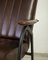 Vintage Metal and Leather Chairs, 1970s, Set of 2, Image 4