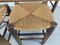 Rustic Style Bench and Stools by Charlotte Perriand, Set of 4 17