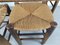 Rustic Style Bench and Stools by Charlotte Perriand, Set of 4, Image 17