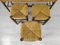 Rustic Style Bench and Stools by Charlotte Perriand, Set of 4, Image 4