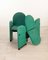 Vintage Green Fabric Chairs from Gufram, 1980s, Set of 2, Image 9