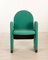 Sedie vintage in tessuto verde di Gufram, anni '80, set di 2, Immagine 3