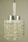 Vintage Glass Tube Pendant MCM Lamps from Doria Leuchten, 1960s, Set of 5 7