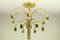 Lámpara de araña vintage de 12 luces de Gaetano Sciolari, años 70, Imagen 7