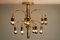 Vintage 12-Light Chandelier by Gaetano Sciolari, 1970s, Image 4