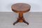Charles X Round Table in Walnut, Italy, Late 1800s, Image 1