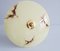 Round Ceiling Lamp in Glass and Brass, Germany 1950, Image 10