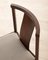 Vintage Modern Chairs in Wood and Gray Fabric, 1960s, Set of 6 4