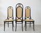 Chaises 207R en Bois Courbé par Michael Thonet pour Thonet, Allemagne, 1980s, Set de 3 4