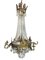 French Empire Crystal and Gilt Bronze Chandeliers, Set of 2 2