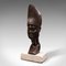 Antique African Ornamental Hand-Carved Ebony Female Bust, 1900s, Image 3