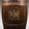 Antique English Victorian Oak Coopered Barrel Stick Stand 11