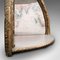 Antique English Regency Decorative Gilt Gesso Mirrored Display Corner Shelf, Image 8