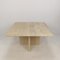 Table Basse en Travertin, Italie, 1987 1