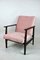 Vintage Pink Velvet Lounge Chair, 1970s 7