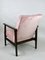 Vintage Pink Velvet Lounge Chair, 1970s 5
