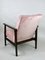 Vintage Pink Velvet Lounge Chair, 1970s, Image 5