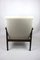 Vintage Beige Velvet Lounge Chair, 1970s, Image 4