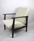 Vintage Beige Velvet Lounge Chair, 1970s, Image 8