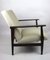 Vintage Beige Velvet Lounge Chair, 1970s, Image 10