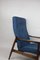 Vintage Blue High Armchair by Edmund Homa, 1970s 11