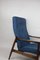 Vintage Blue High Armchair by Edmund Homa, 1970s, Image 11