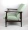 Fauteuil Vintage Vert Clair, 1970s 9