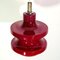 Vintage Blood Red Glass Ceiling Lamp, 1970s 7