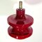 Vintage Blood Red Glass Ceiling Lamp, 1970s, Image 7