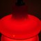 Vintage Blood Red Glass Ceiling Lamp, 1970s, Image 4