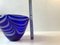 Modernist Blue Spiral Bowl by Vicke Lindstrand for Kosta Boda, 1960s 7