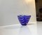 Modernist Blue Spiral Bowl by Vicke Lindstrand for Kosta Boda, 1960s, Image 2