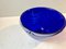 Modernist Blue Spiral Bowl by Vicke Lindstrand for Kosta Boda, 1960s, Image 4
