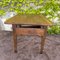 Rustic Solid Oak Table with 2 Drawers 9