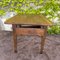 Rustic Solid Oak Table with 2 Drawers, Image 9