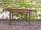 Rustic Solid Oak Table with 2 Drawers 10