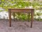Rustic Solid Oak Table with 2 Drawers 12