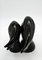Murano Köpfe Skulptur aus schwarzem Glas von Sergio Rossi, 1970er 8